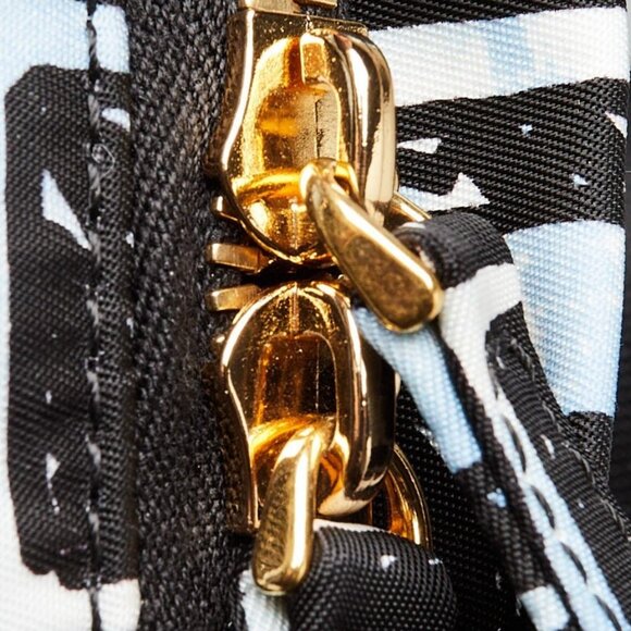 Fendi Blue/Black FF Nylon Small Joshua Backpack Bag - 8BZ048 - Picture 6 of 11